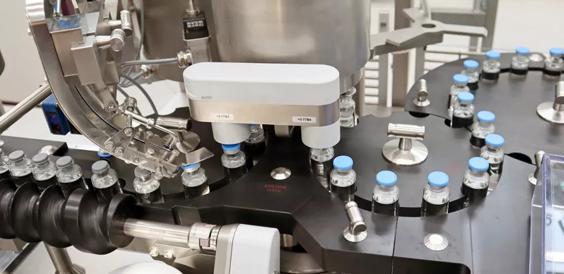 manufacturing line bottles